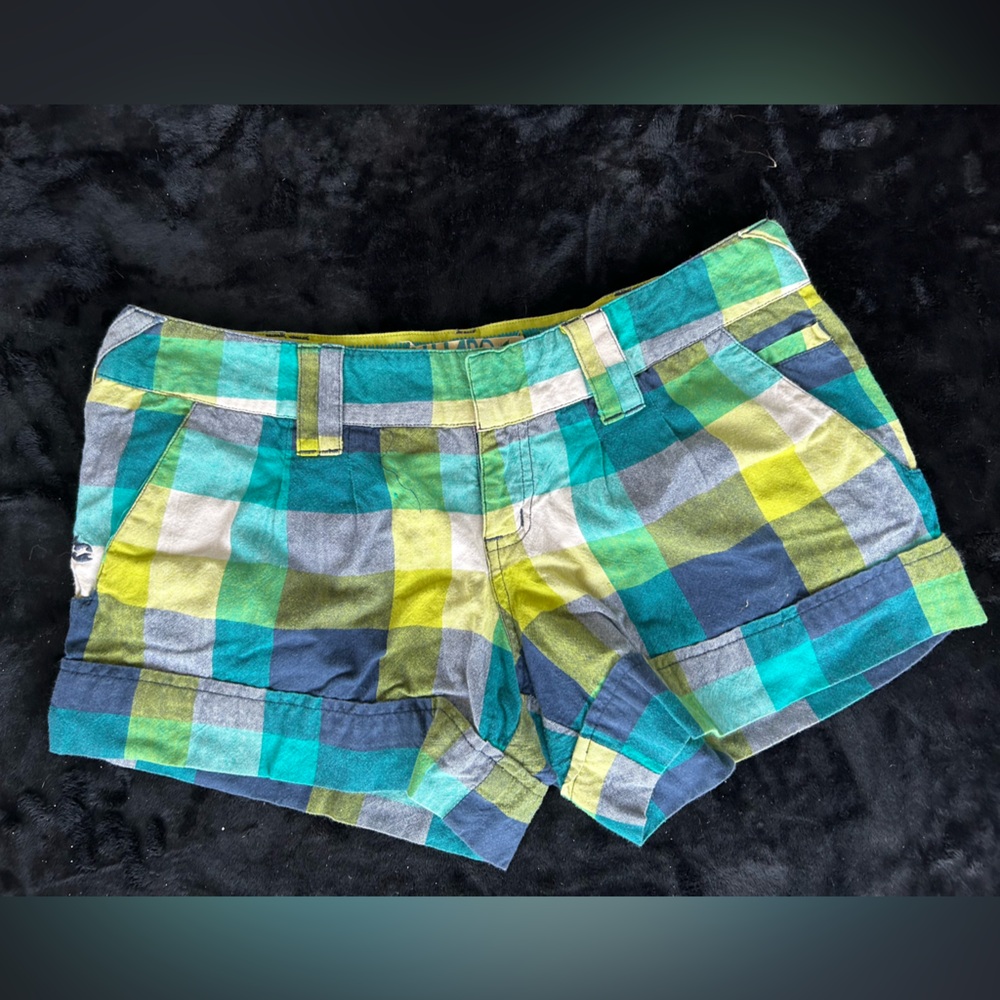 Billabong Multicolor Plaid Shorts